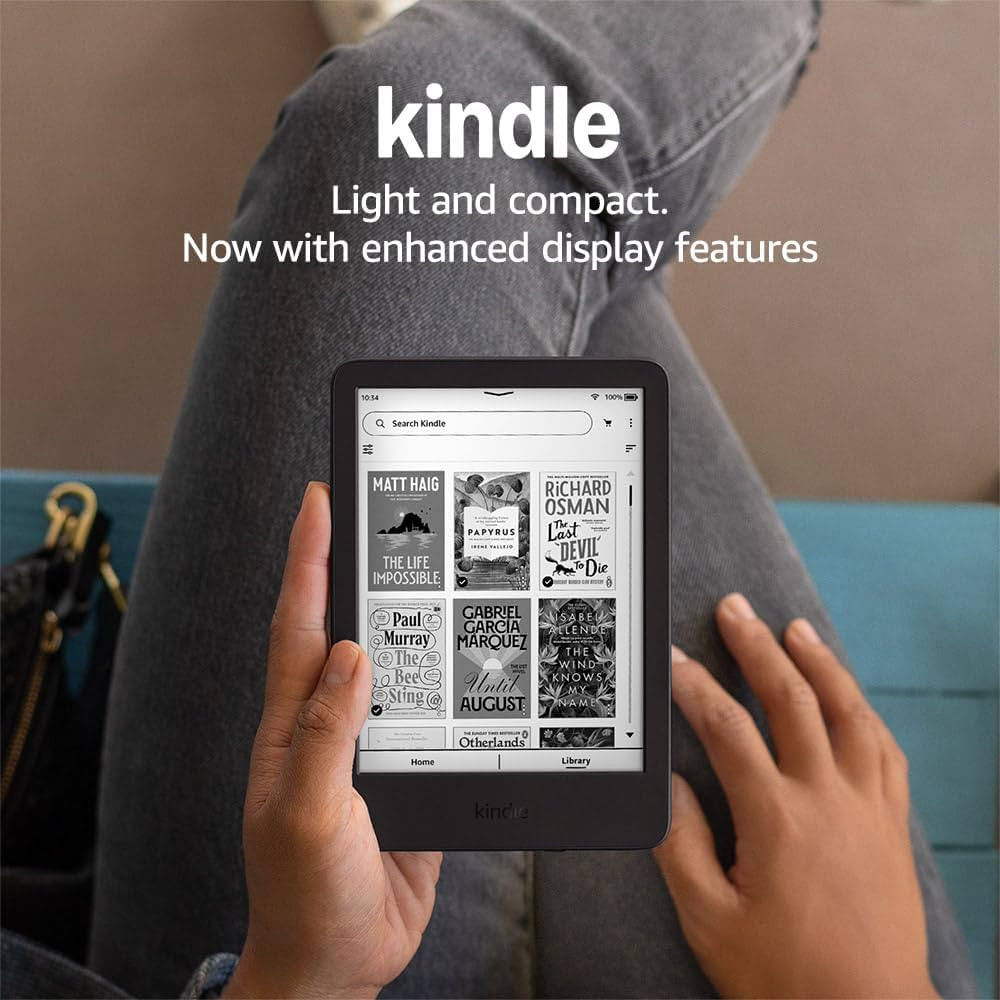 Amazon Kindle (16 GB) – Lightest and most compact Kindle with glare-free display, faster page t... | Amazon (UK)