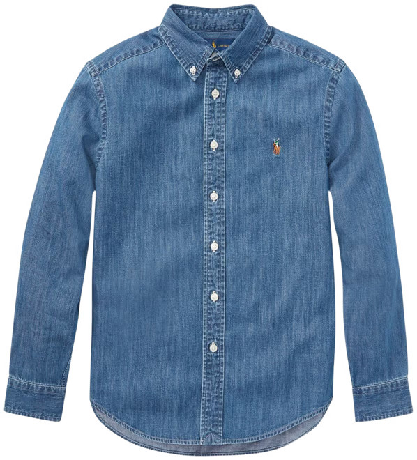 Polo Ralph Lauren Big Boys Cotton Chambray Sport Shirt - Macy's | Macy's