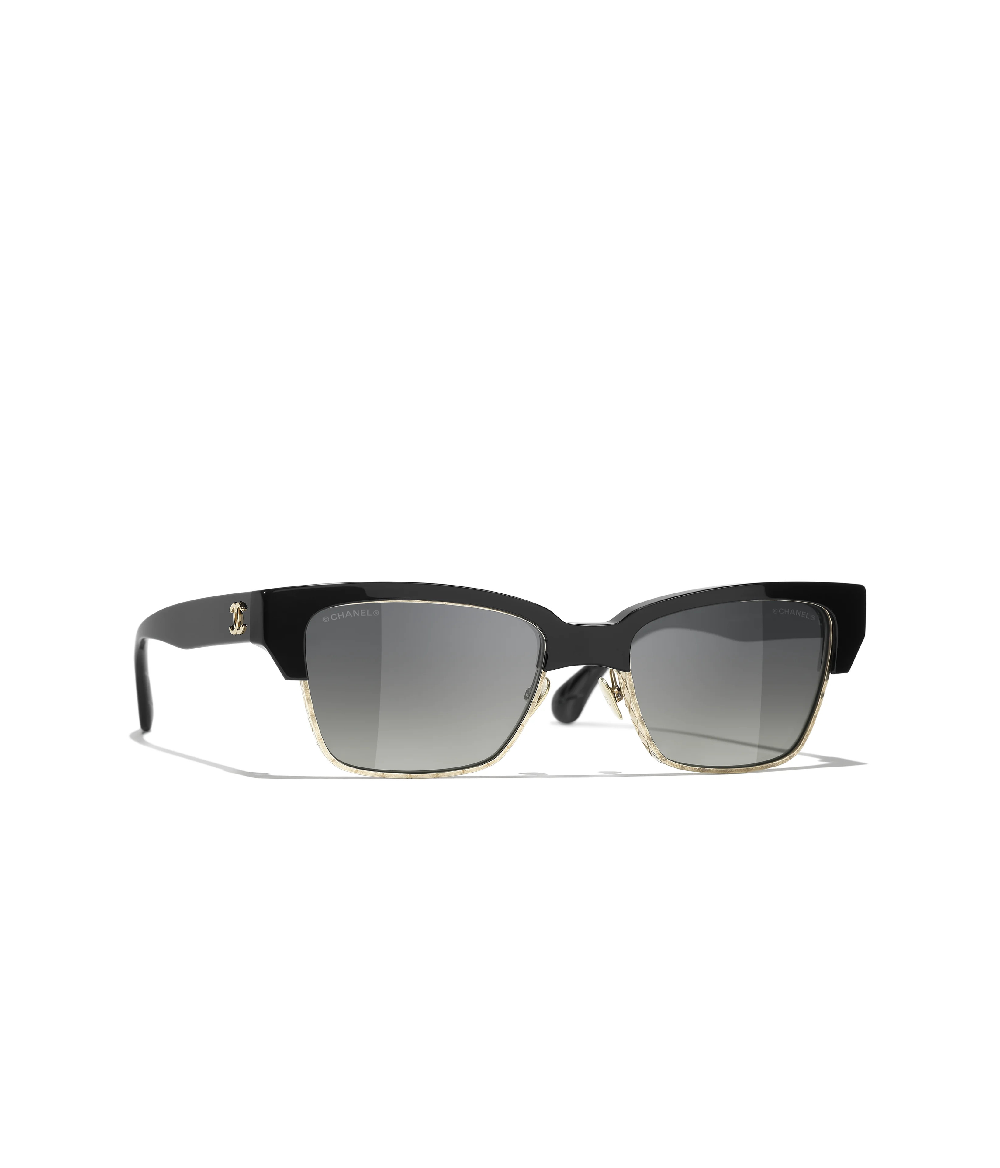 CHANEL Sunglasses: Cat Eye Sunglasses, acetate &amp; metal &mdash; Fashion | CHANEL | CHANEL | Chanel, Inc. (US)