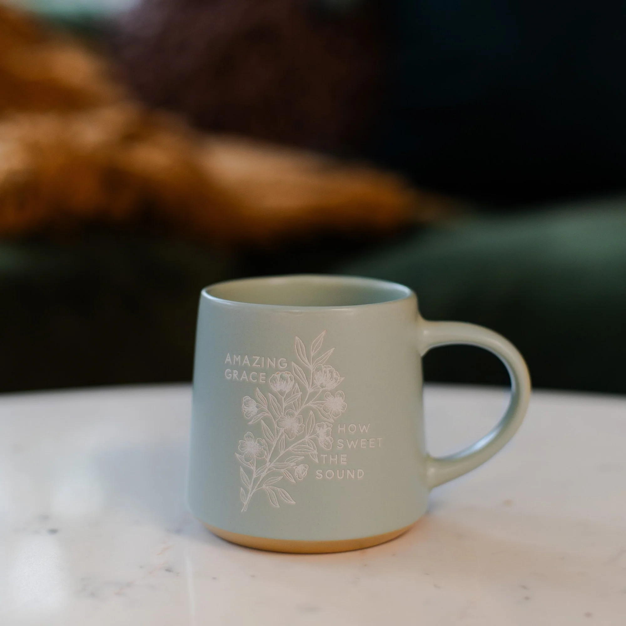 Amazing Grace Floral Mug | The Daily Grace Co.