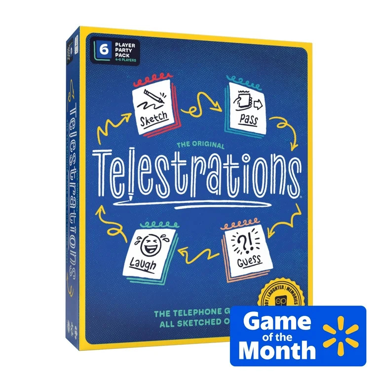 Telestrations 6 Player 2nd Edition Board Game, Award Winning Hilarious and Unpredictable Must Hav... | Walmart (US)