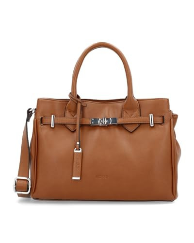 Picard Damen Shopper New York Cognac | Handtasche Damen Braun aus hochwertigem Synthetik Material mit Reißverschluss | elegante Schultertasche mit abnehmbarem Gurt | ideal für Business, Alltag | Amazon (DE)