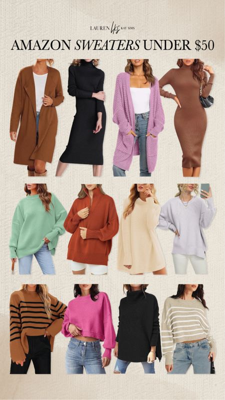 amazon sweaters under $50 🍂🤎

#LTKfindsunder50 #LTKSeasonal