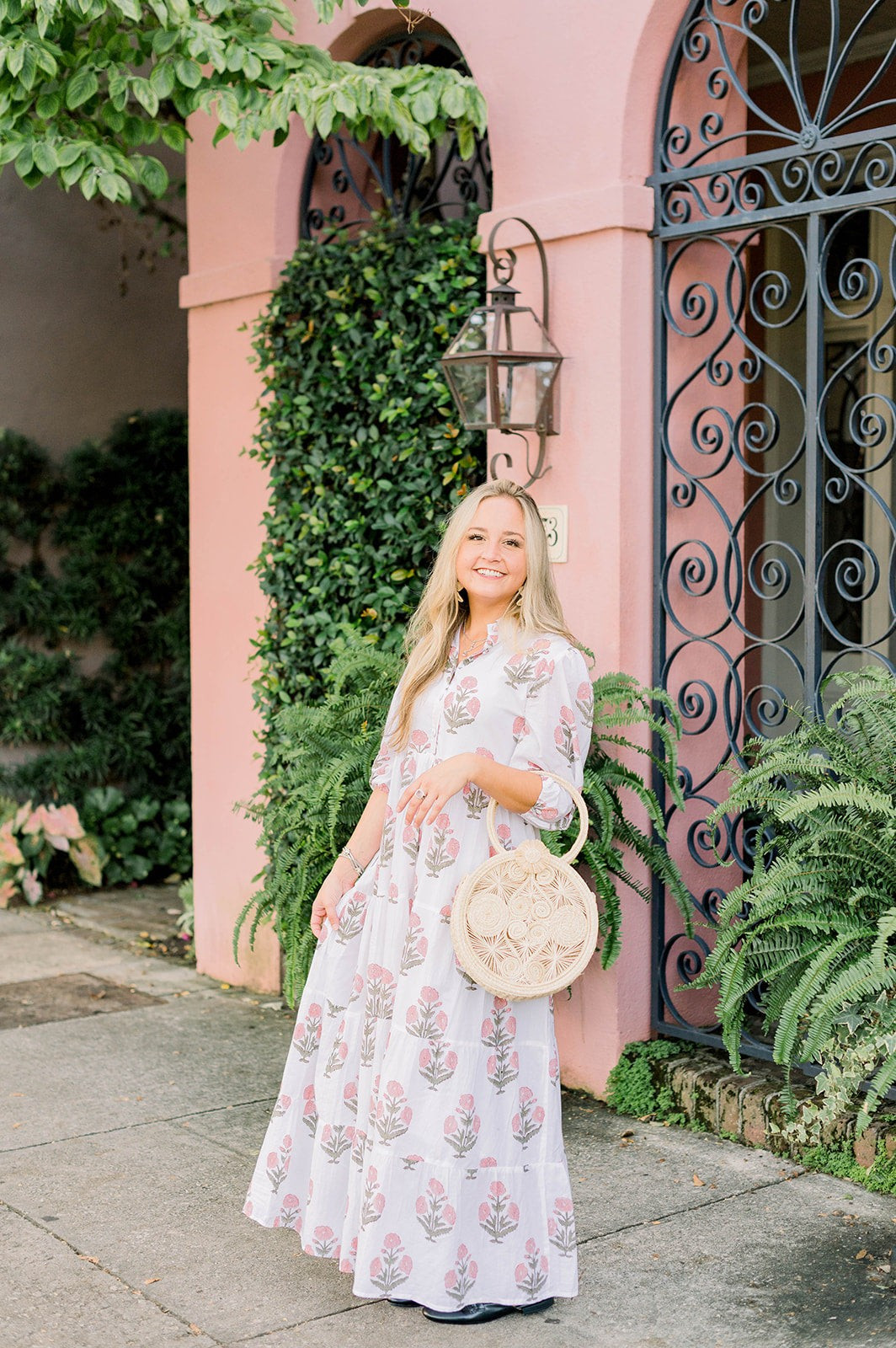 Ol' Southern Shirt Dress| Pink Floral | Victoria Dunn 