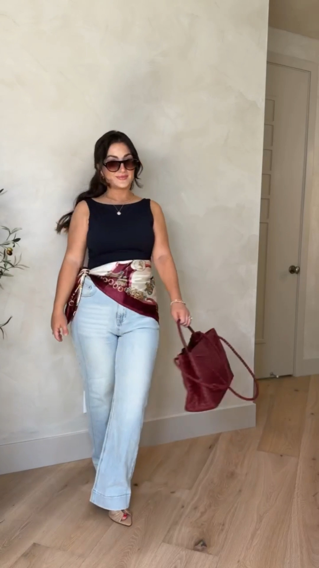 Chic and effortless outfit! 

Top with built-in bra size small, Jeans size 4 

5'0" 140lbs

#LTKootd #LTKgrwm #LTKPetite