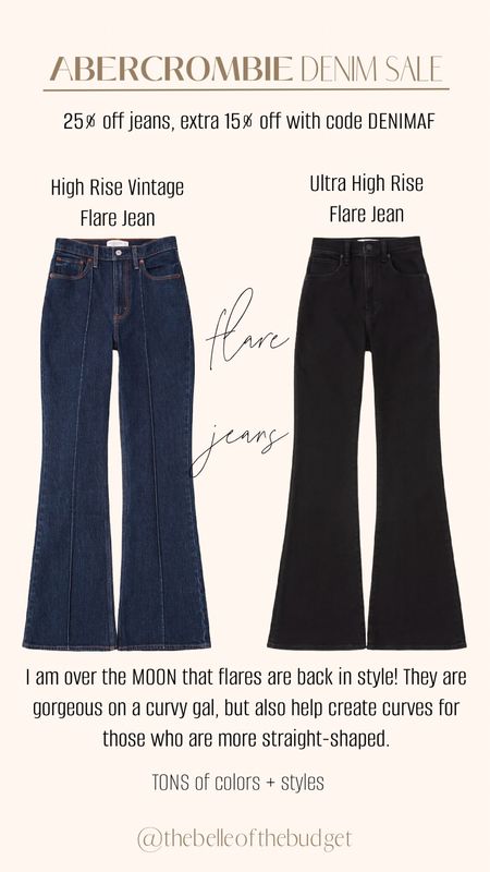 Abercrombie jeans sale
Petite, tall, curvy, plus size
Code DENIMAF for extra 15% 

#LTKsalealert #LTKstyletip #LTKFind