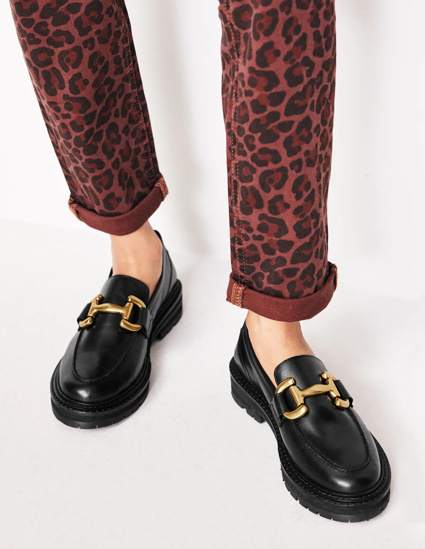 Iris Chunky Snaffle Loafers | Boden (US)