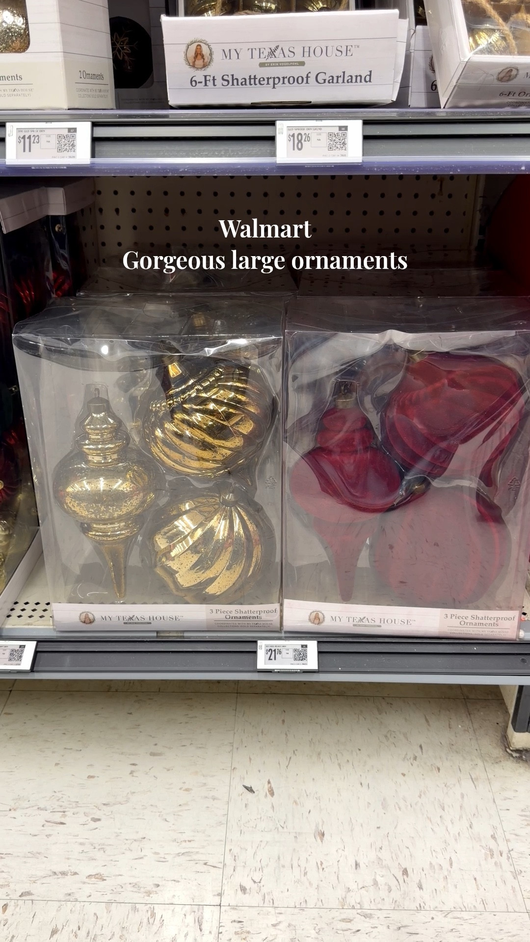 Gorgeous & chic large ornaments at Walmart. The burgundy velvet ornaments are to die for! 

#LTKSeasonal #LTKHome #LTKHoliday