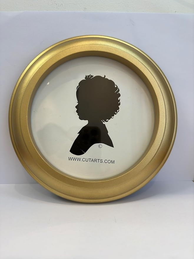 Round Gold 6" Picture Frame | Amazon (US)