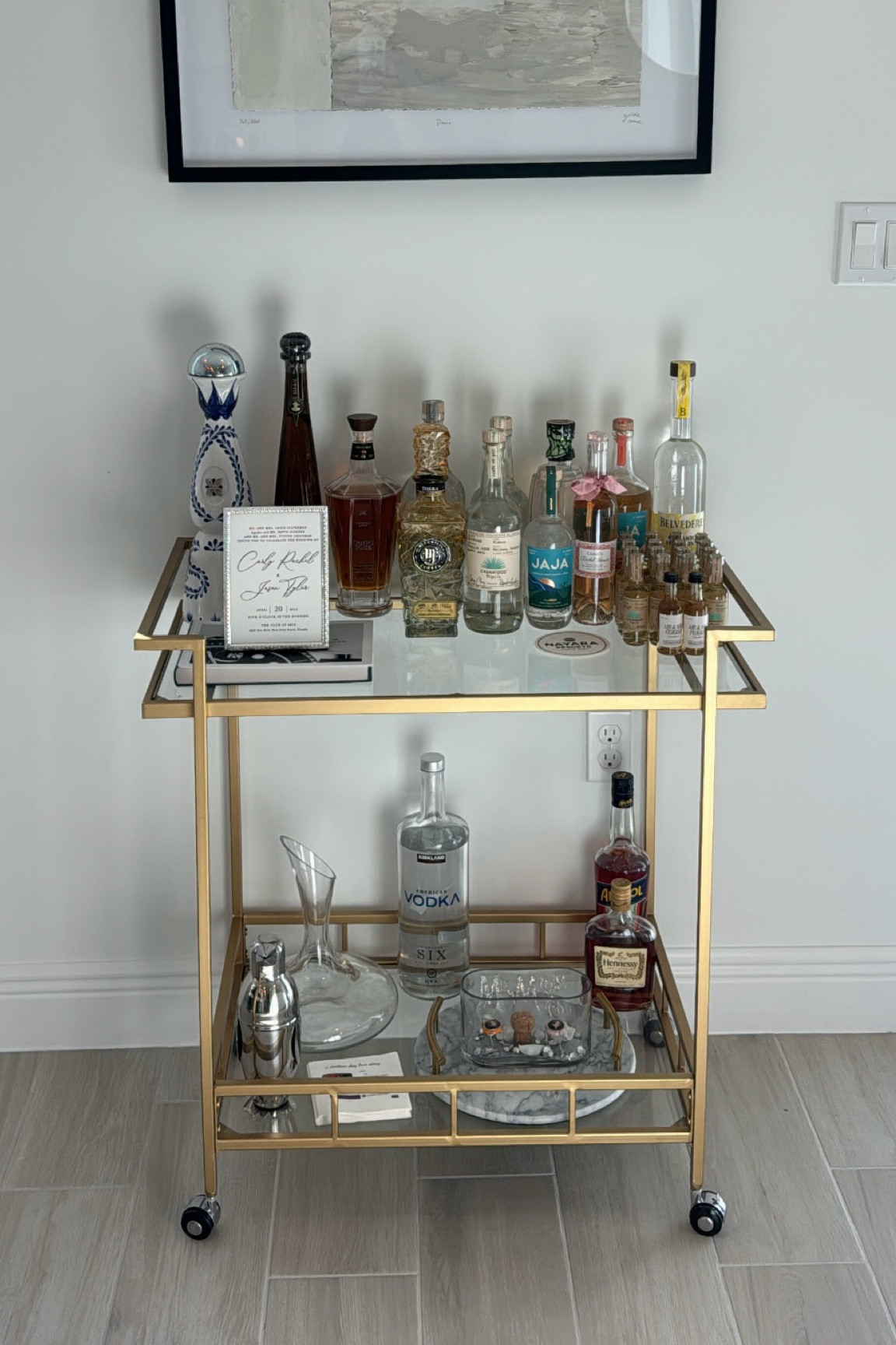 Had this Amazon bar cart for years and love it. On sale! 

#LTKHome #LTKSaleAlert