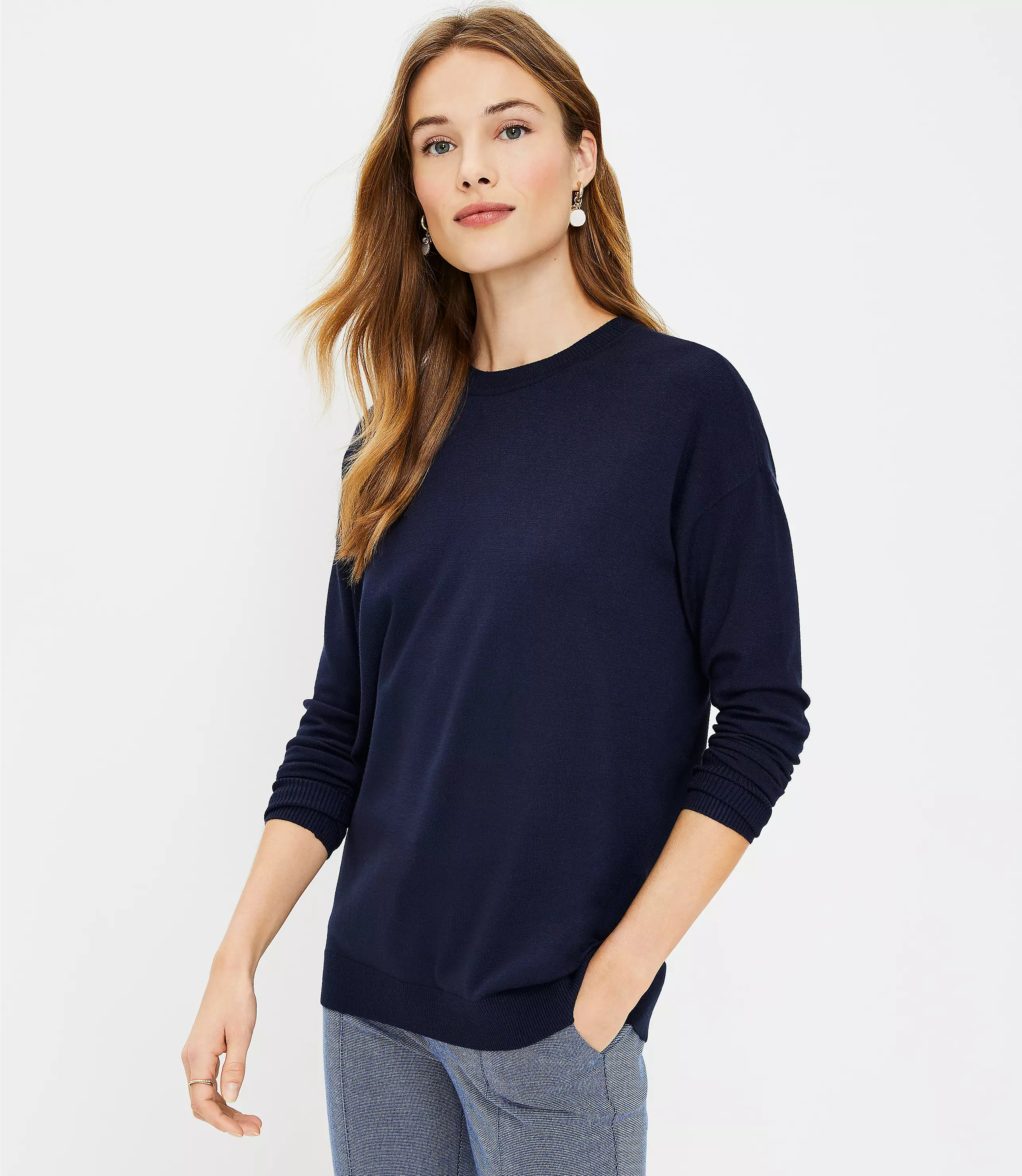 Modern Tunic Sweater | LOFT