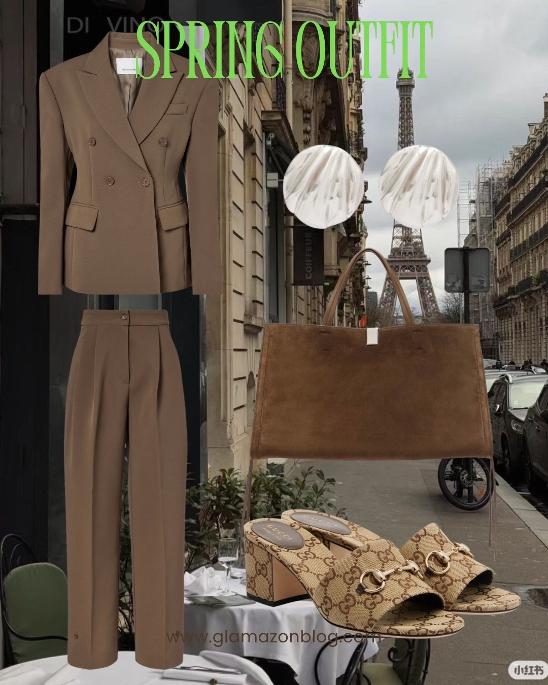 Mytheresa, Phoebe philo bag, suede bag, Gucci shoes, silver earrings, suit, brown suit 

#LTKuk #LTKstyletip #LTKeurope