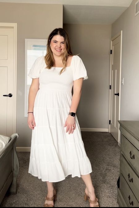 Spring dress from Amazon That would be perfect for a bridal shower, baby shower, or spring family photos. I grabbed this on Amazon in a size large 

This strapless bra is from Spanx use code UNFILTEREDLIFEXSPANX for $$ off

#LTKunder50 #LTKFind #LTKcurves