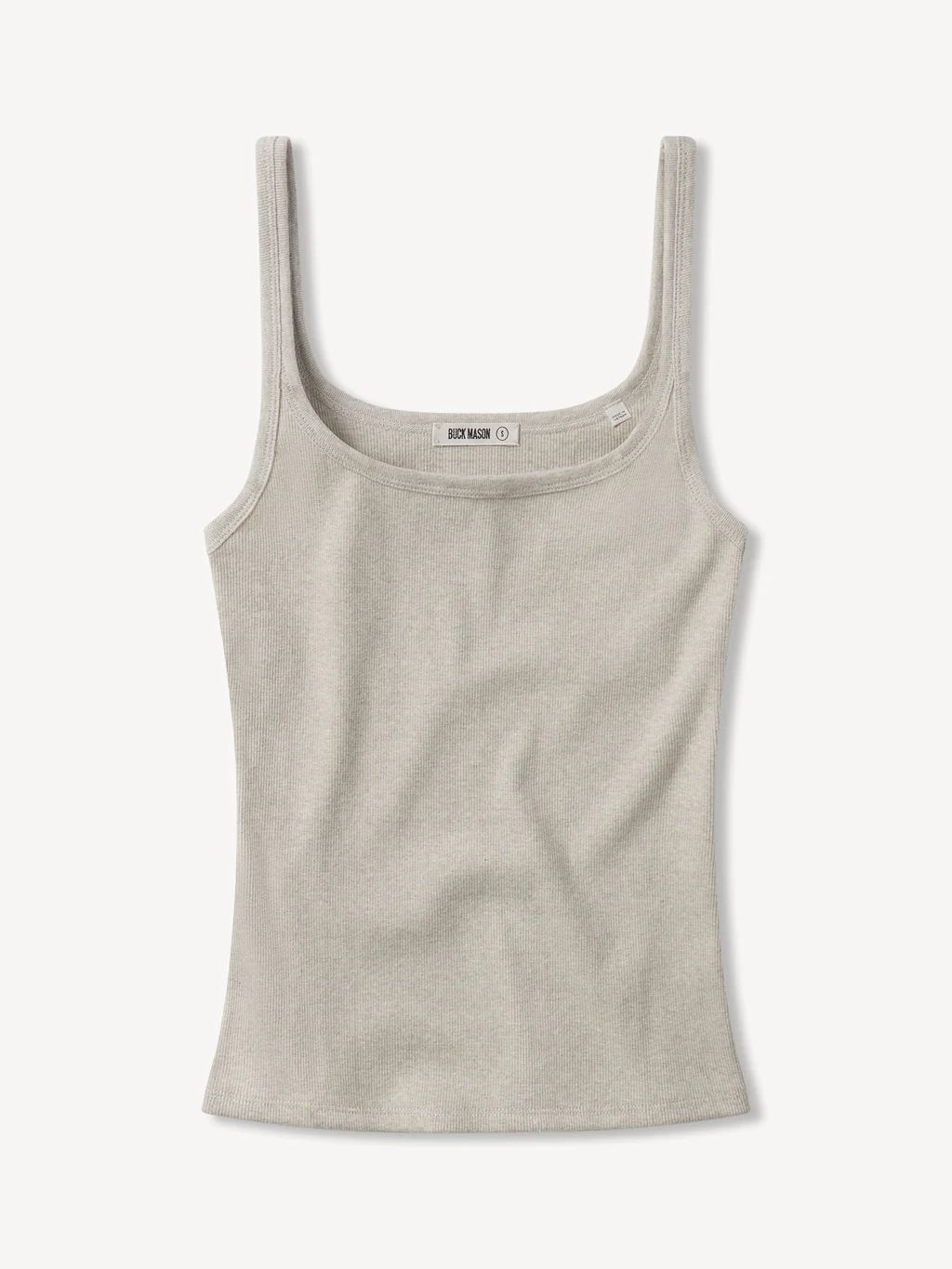 Marled Flint Surplus Rib Scoop Neck Tank - Buck Mason- Modern American Classics | Buck Mason