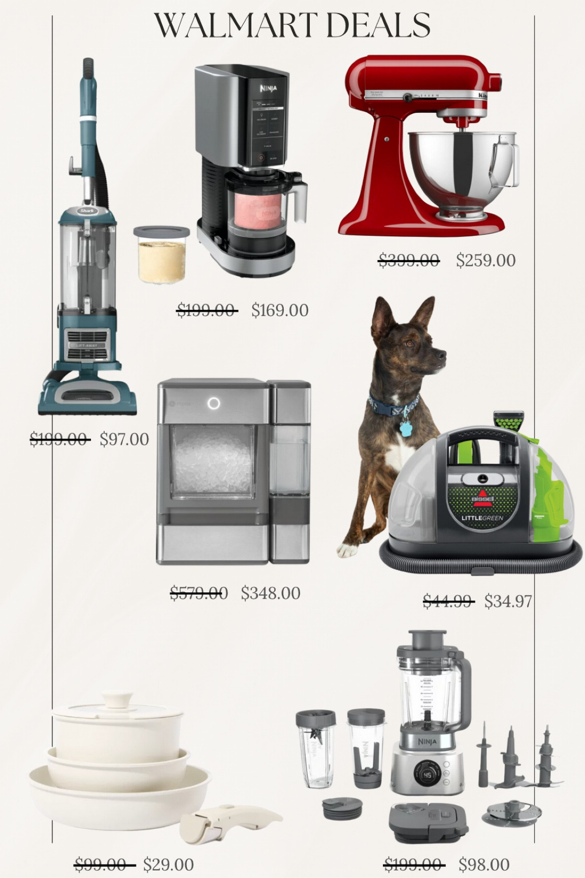 Walmart cyber deals are still happening and there are so many good ones! I LOVE this vacuum cleaner and I got the Ninja Creami for myself as a gift- ha! 

Gifts for him, gifts for her, gifts for mom 

#LTKGiftGuide #LTKfindsunder100 #LTKHoliday