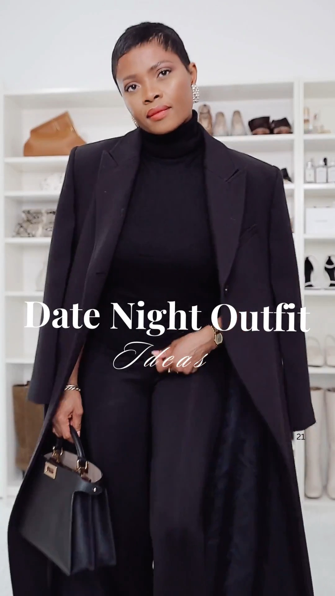 Date Night Outfit Ideas 🖤
Winter Date Night outfit, Valentine outfit, women's Date Night outfit, 
Black long coat, black stirrup leggings, black back, slingback, effortless chic.

#LTKootd #LTKgrwm #LTKValentine