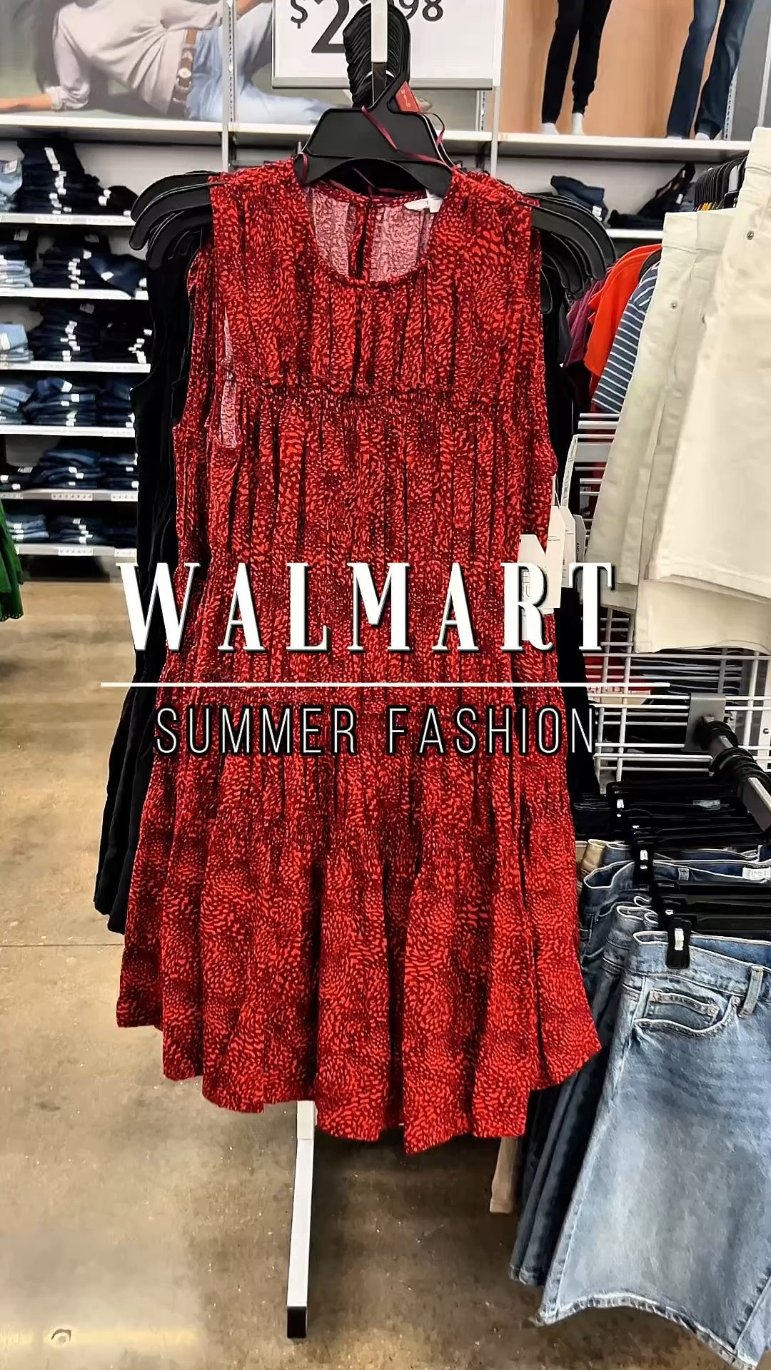 This smocked mini dress at Walmart is so gorgeous. It’s a nice casual dress for summer.

#LTKootd
