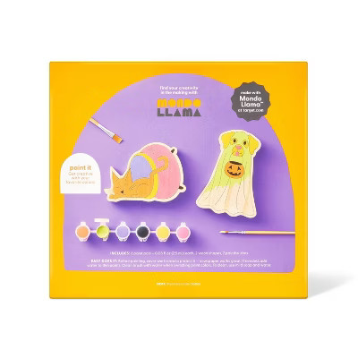 2ct Halloween Craft Wood Dog and Cat Painting Kit - Mondo Llama™ | Target