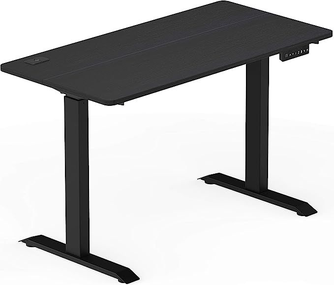 SHW Electric Memory Preset Height Adjustable Computer Desk, 48 x 24 Inches, Black | Amazon (US)