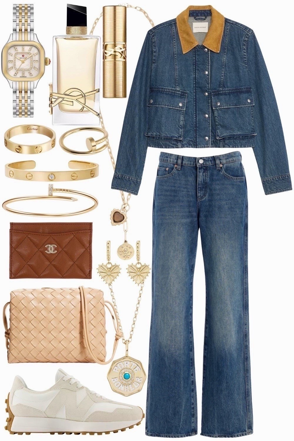 The cutest trapeze denim jacket! Obsessed with the corduroy collar for fall! Matched with my corduroy Ralph Lauren baseball hat!



#LTKSeasonal #LTKFindsUnder100 #LTKootd