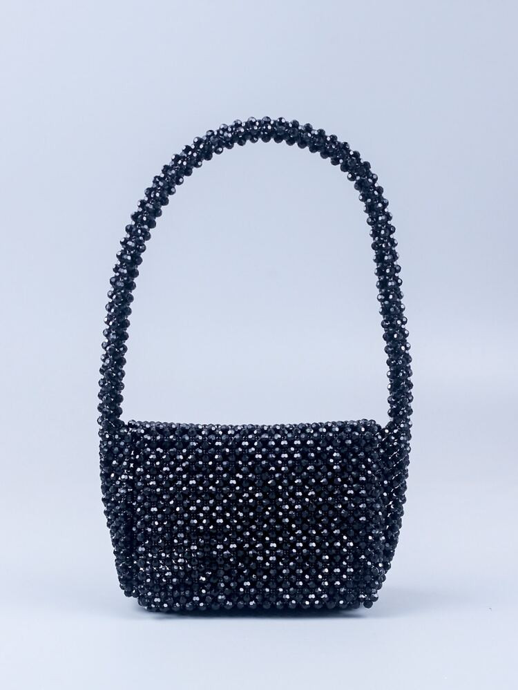 Mini Beaded Square Bag | SHEIN