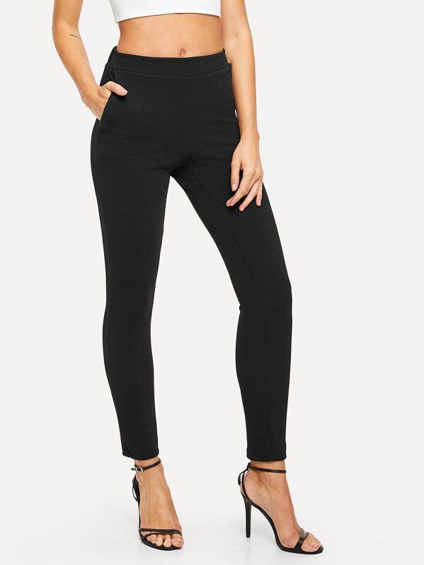 Vertical Striped Skinny Pants | SHEIN