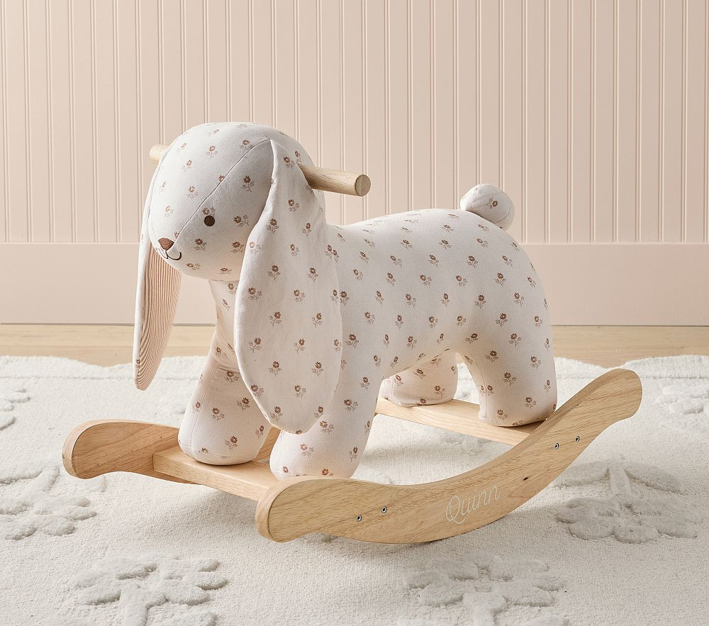 Rylee + Cru Floral Bunny Nursery Rocker | Pottery Barn Kids
