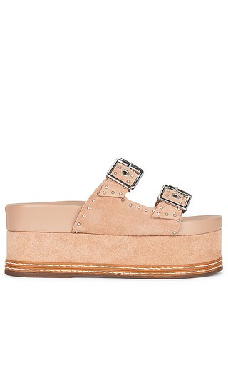 X Revolve Sirah Flatform Slide in True Beige | Revolve Clothing (Global)