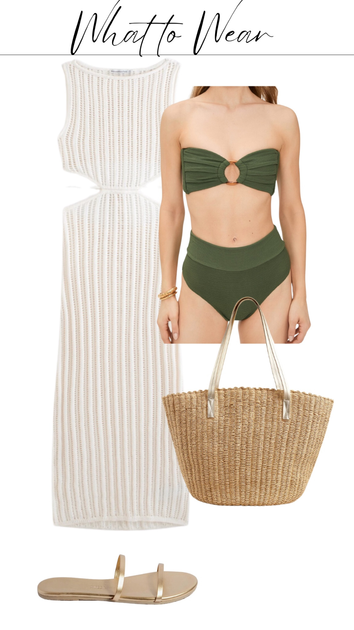 Beach outfit, vacation outfit, swimsuit, cover up, spring break outfit 

#LTKSwim #LTKSeasonal