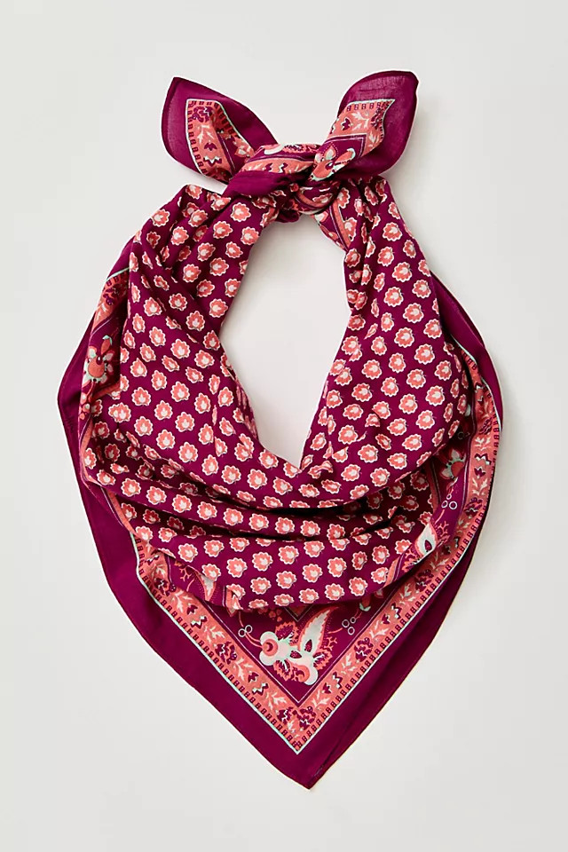Lotus Paisley Print Bandana | Free People (Global - UK&FR Excluded)