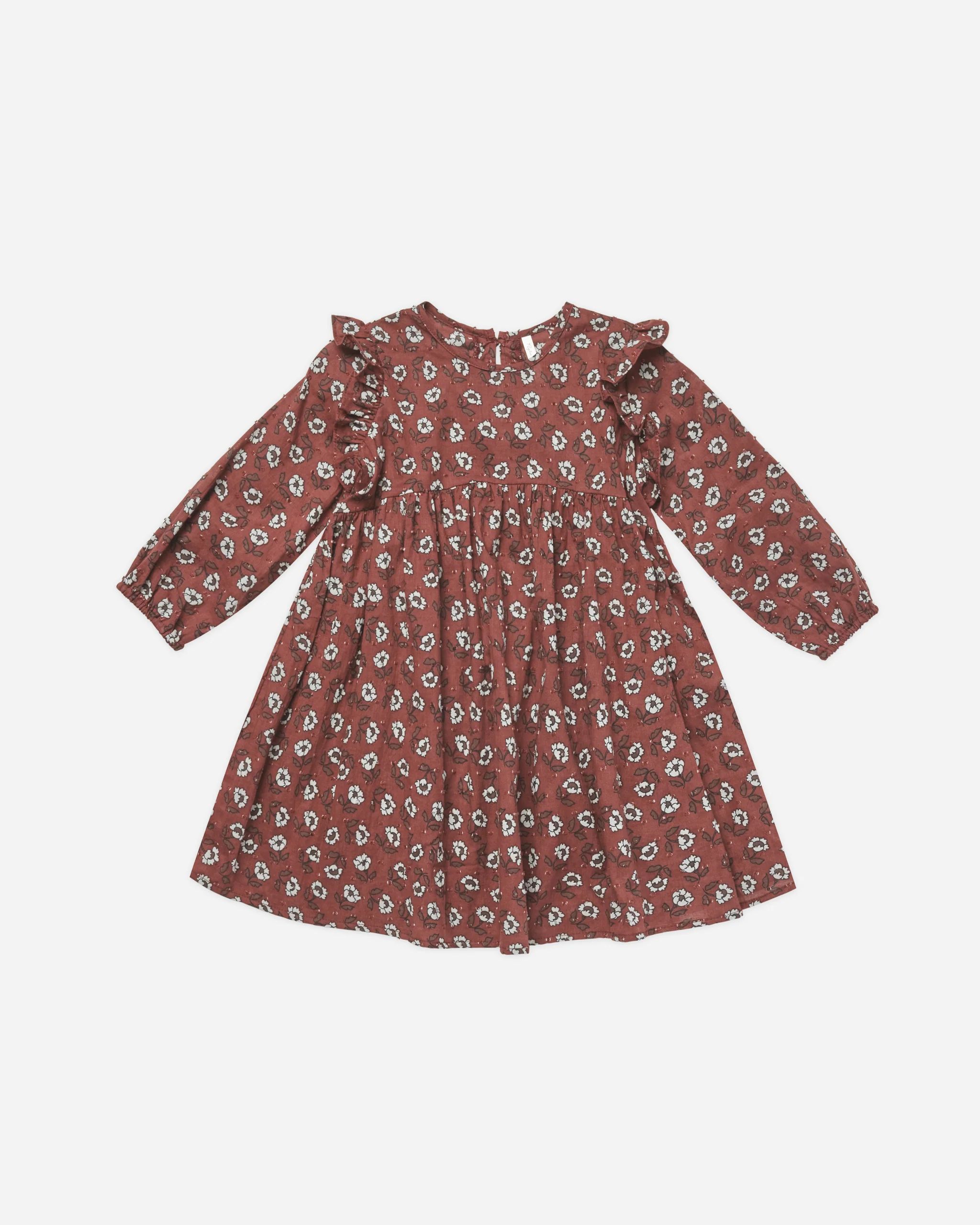 Piper Dress || Holiday Bloom | Rylee + Cru