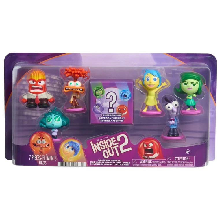 Disney and Pixar Inside Out 2 7-Pack Figure Set - Walmart.com | Walmart (US)