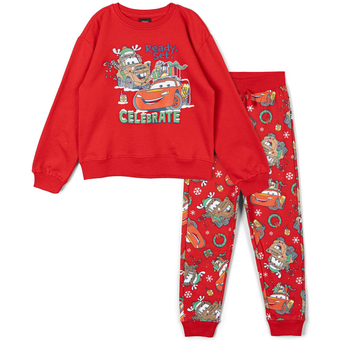 Disney Christmas Halloween Fleece Sweatshirt Jogger Pants Outfit Set Toddler | Target