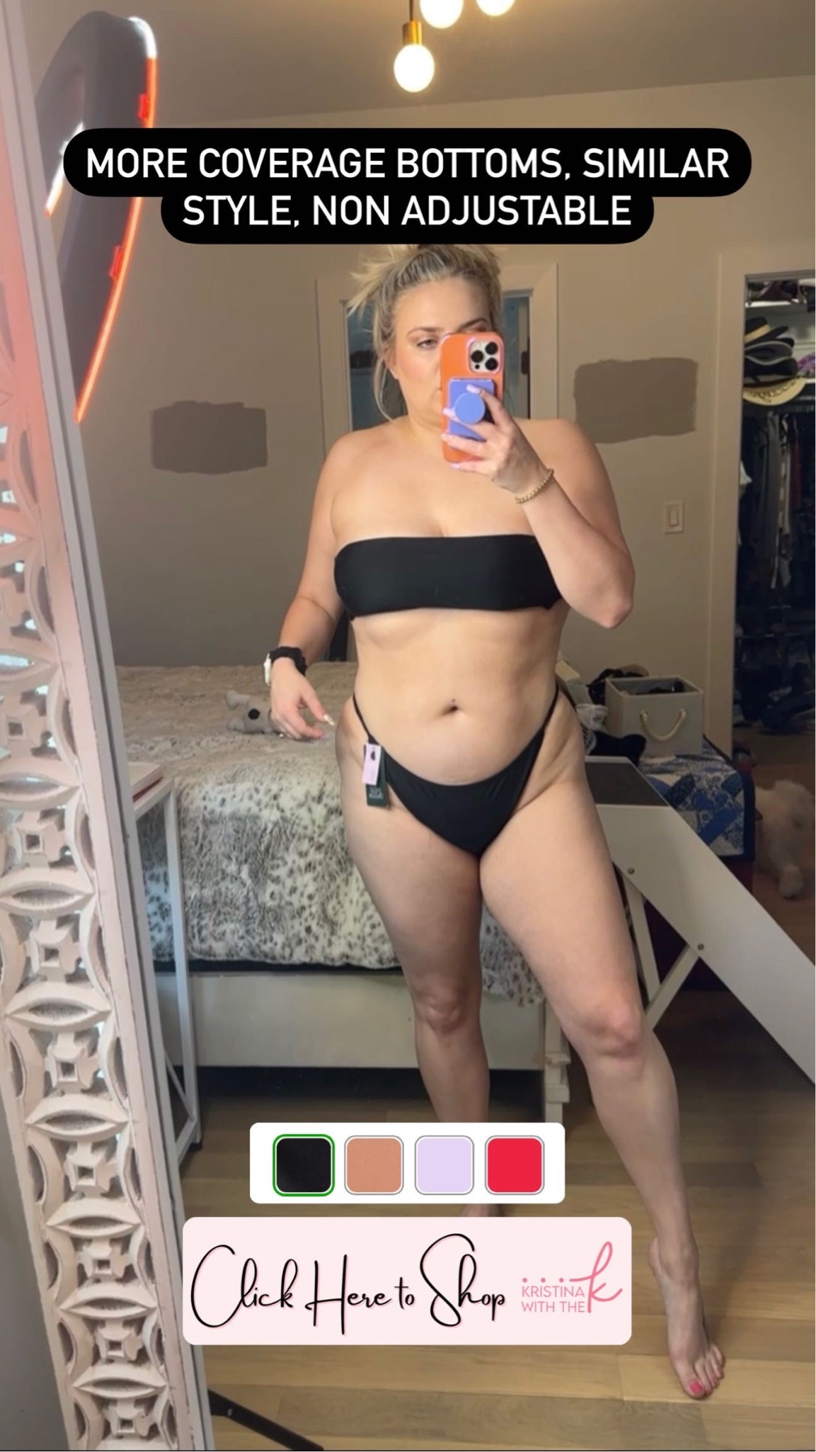 Swimwear for hip dips! Size L in top
I’m in size L in bottoms in pic but back of them gap; in the size M, it’s a little too tight on my hips. I’m right in between a M & L 

#LTKcurves #LTKswim #LTKSeasonal