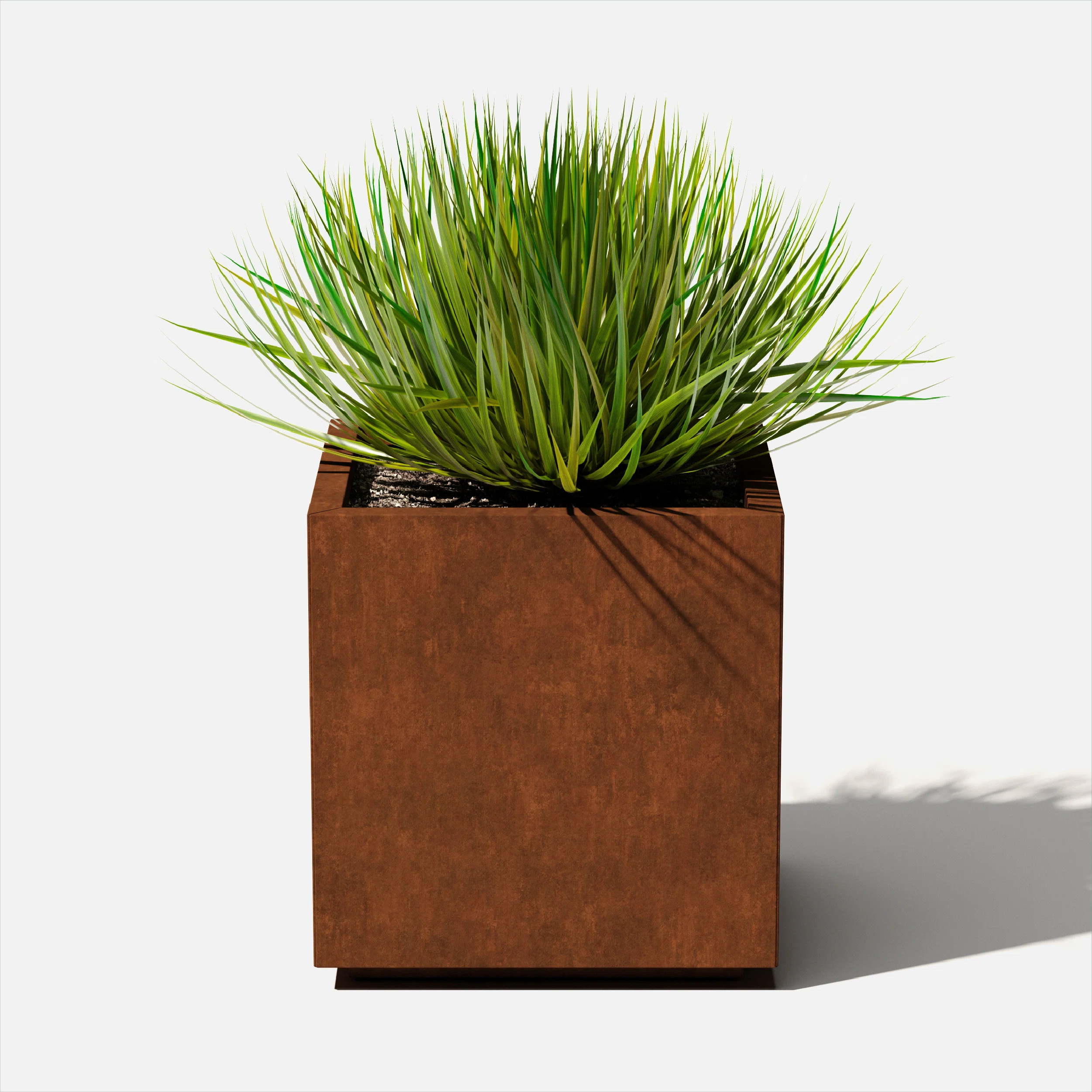 Corten Steel Series Cube Planter Box | AllModern