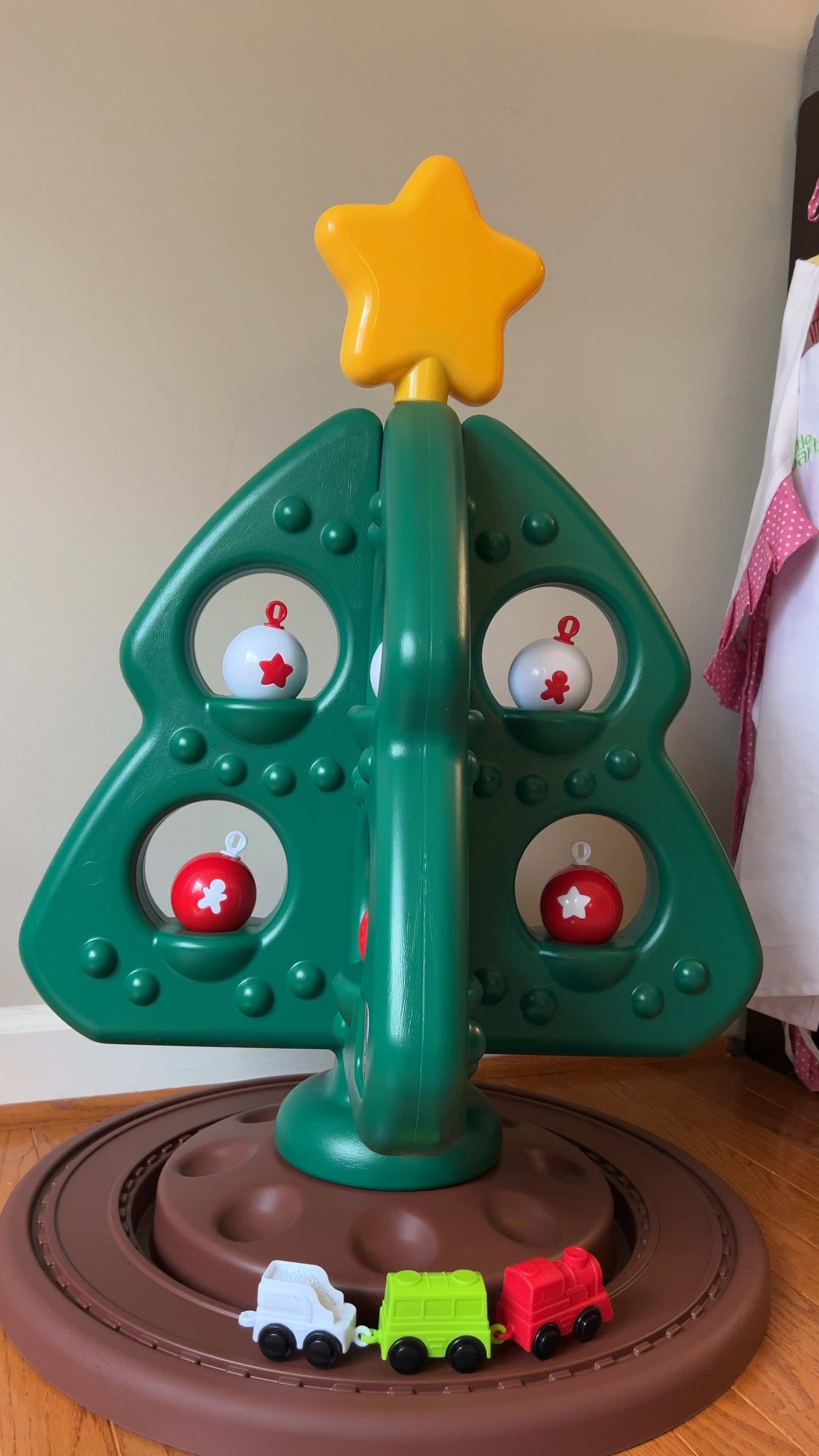 My 3-year-old and 1-year-old have been obsessed with decorating (and undecorating) it on repeat. It’s keeping them entertained, giving me a moment of peace, and honestly, it’s the cutest holiday decoration for their playroom.

Don’t wait until your third baby like I did—grab it now before it’s gone again! 

#LTKKids #LTKBaby #LTKHoliday