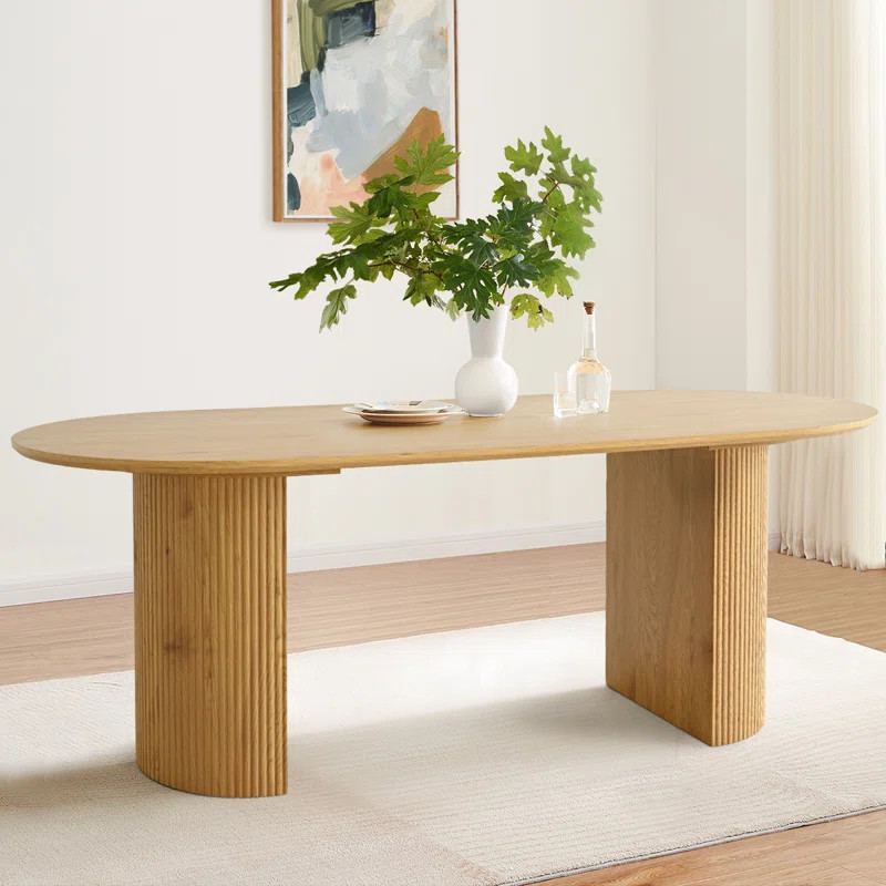 Anirudha 79" Oval Dining Table | Wayfair North America