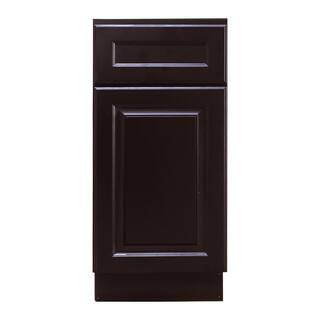 LIFEART CABINETRY Newport Assembled 15 in. x 34.5 in. x 24 in. Base Cabinet with 1 Door and 1 Dra... | The Home Depot