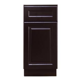 LIFEART CABINETRY Newport Assembled 15 in. x 34.5 in. x 24 in. Base Cabinet with 1 Door and 1 Dra... | The Home Depot