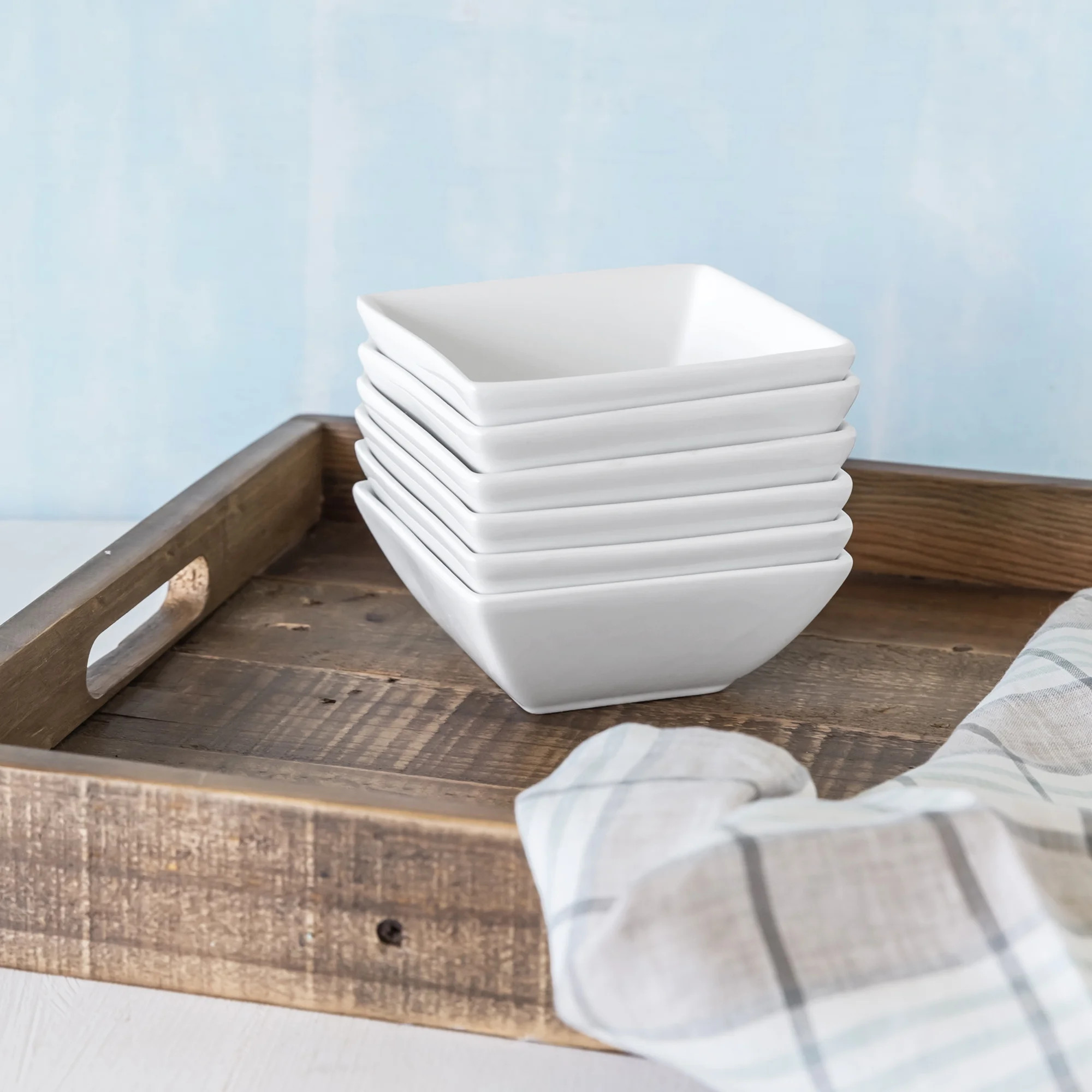 Better Homes & Gardens 5" Square Appetizer Bowls, White, Set of 6 - Walmart.com | Walmart (US)