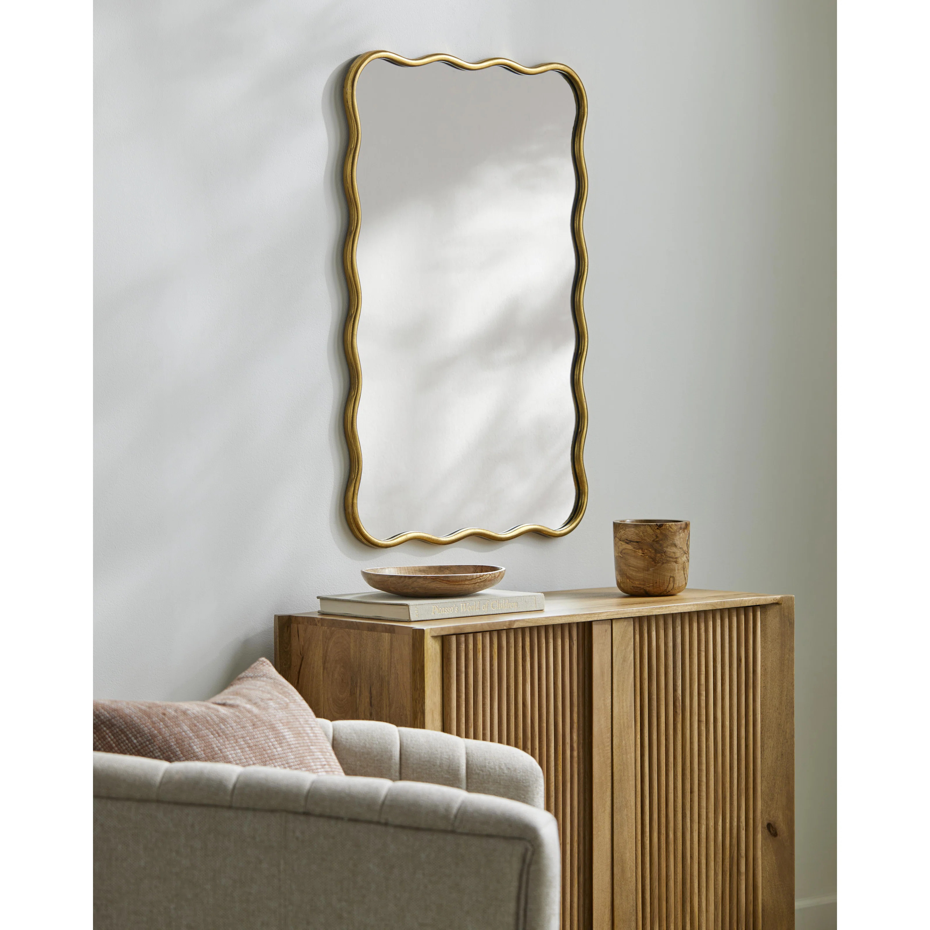 Berryville Metal Scalloped Mirror | Wayfair North America