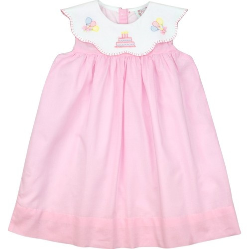 Pink Birthday Cake and Balloons Dress | Cecil and Lou