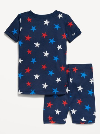 Unisex Snug-Fit Printed Pajama Set for Toddler &amp; Baby | Old Navy (US)