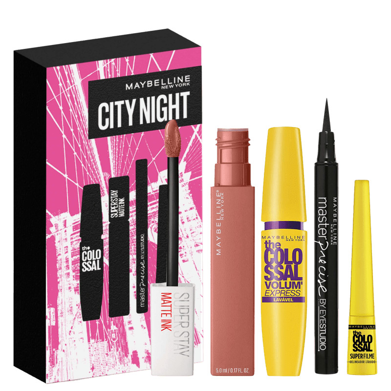 Kit Maybelline Noite em NY (4 Produtos) | Beleza Na Web (BR)