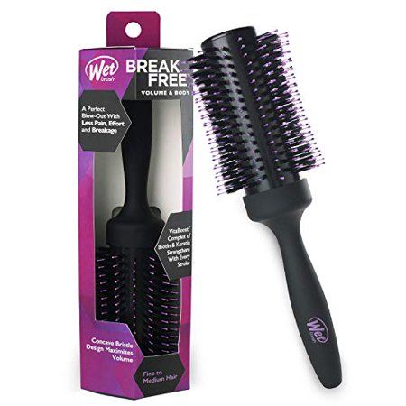 Wet Brush Body Round Brush - Fine to Medium Hair Perfect Blow with Less Pain Effort - Concave Bristl | Walmart (US)