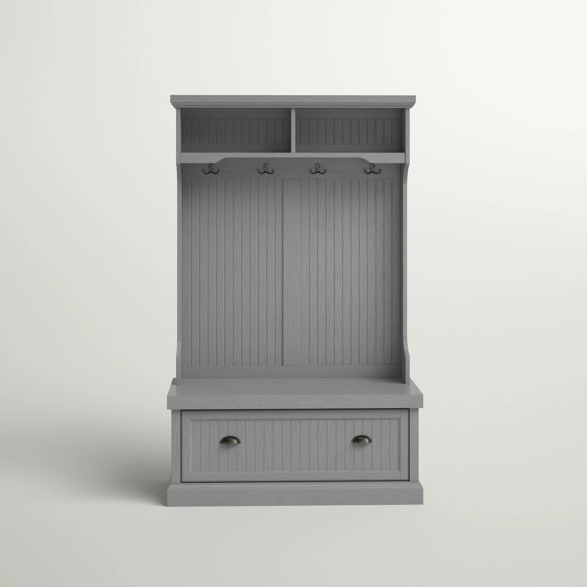 Carmel 40'' Wide Hall Tree with Bench and Shoe Storage | Wayfair North America