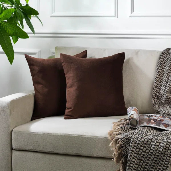 Decorative Throw Cushion Covers (Set of 2) | Wayfair North America