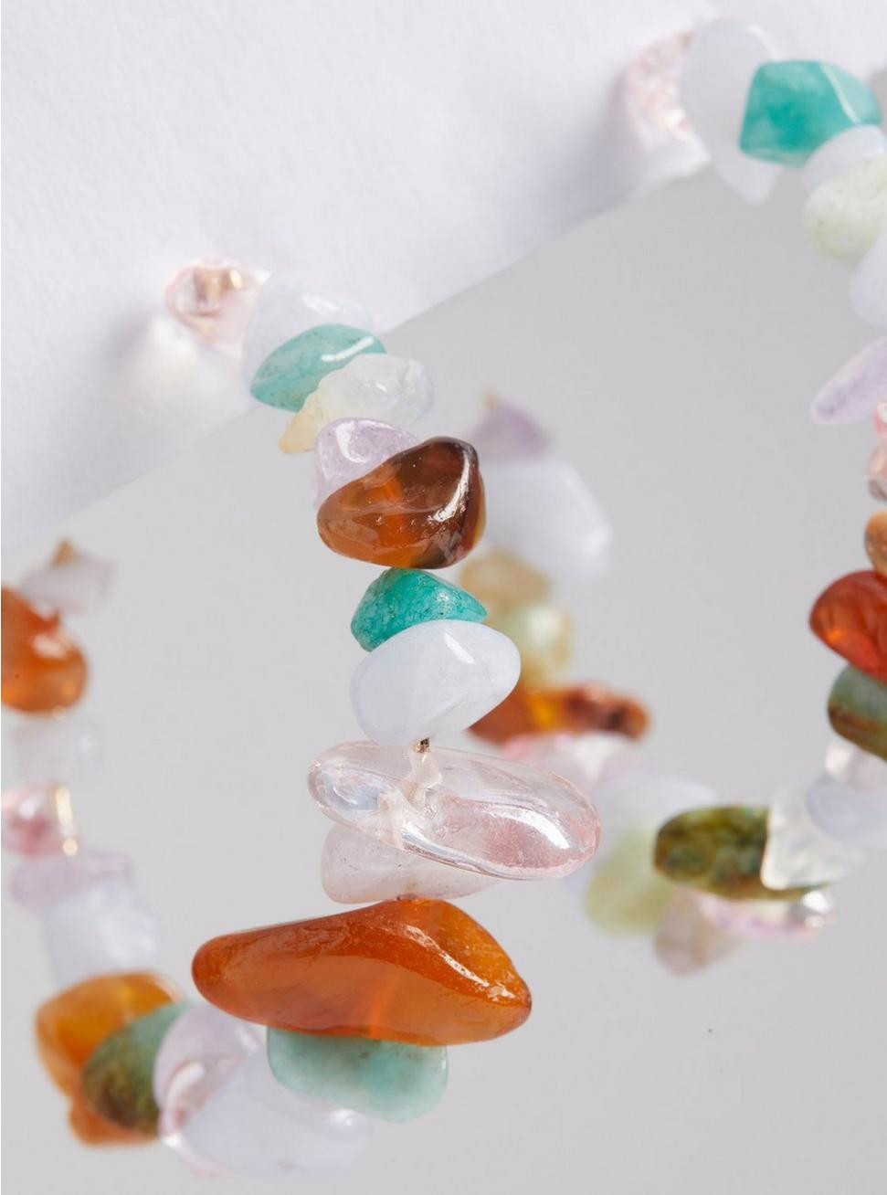 Multi Stone Hoop Earring | Torrid (US & Canada)