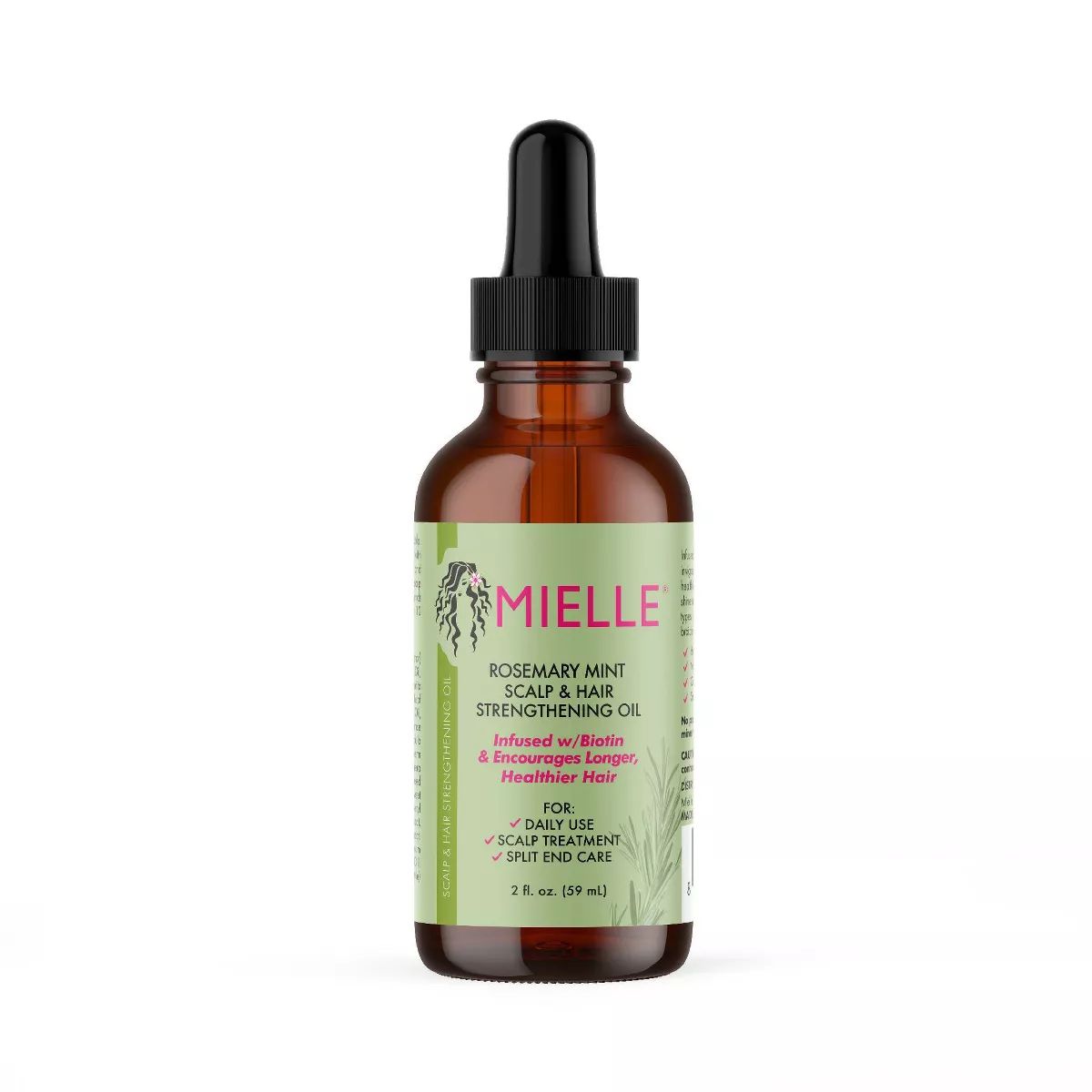 Mielle Organics Rosemary Mint Scalp & Strengthening Hair Oil  - 2 fl oz | Target