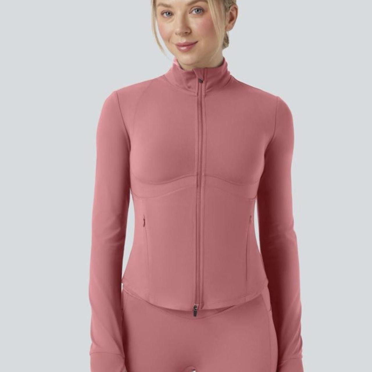 Halara Women's Top - Pink - 30D | Depop US